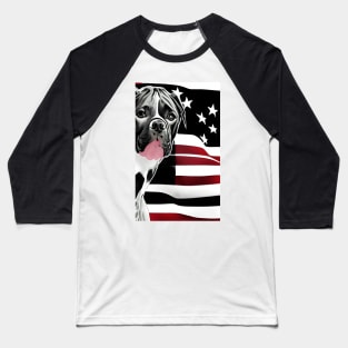 Pitbulls And Stars Baseball T-Shirt